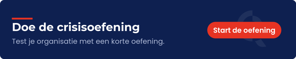 Banner Crisisoefening